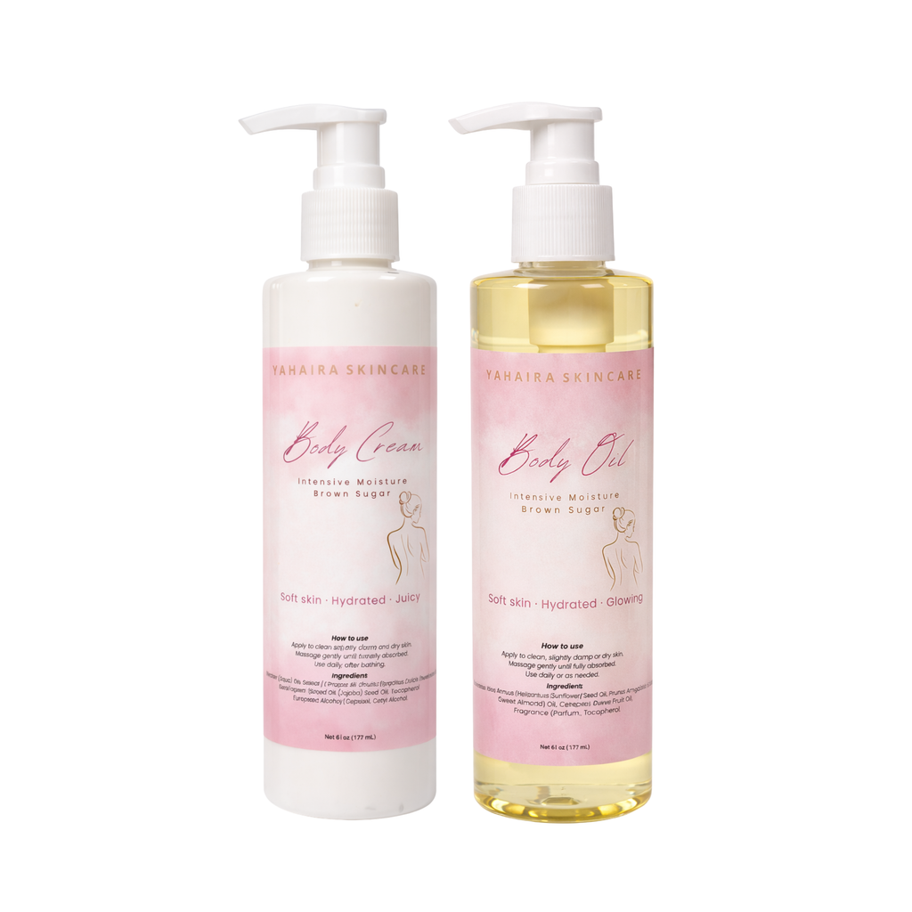 YAHAIRA SKINCARE - BODY RITUAL SET - dúo corporal de hidratación intensiva