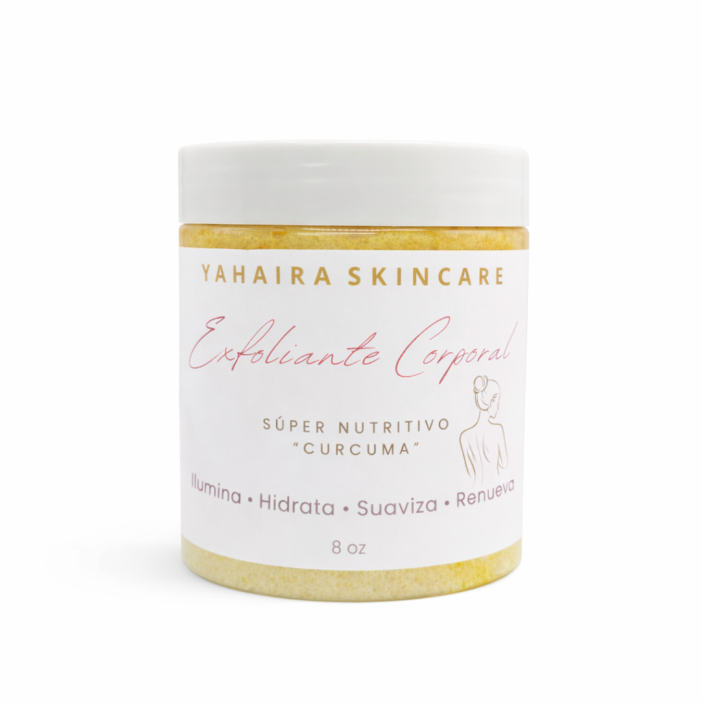 Exfoliante corporal de cúrcuma