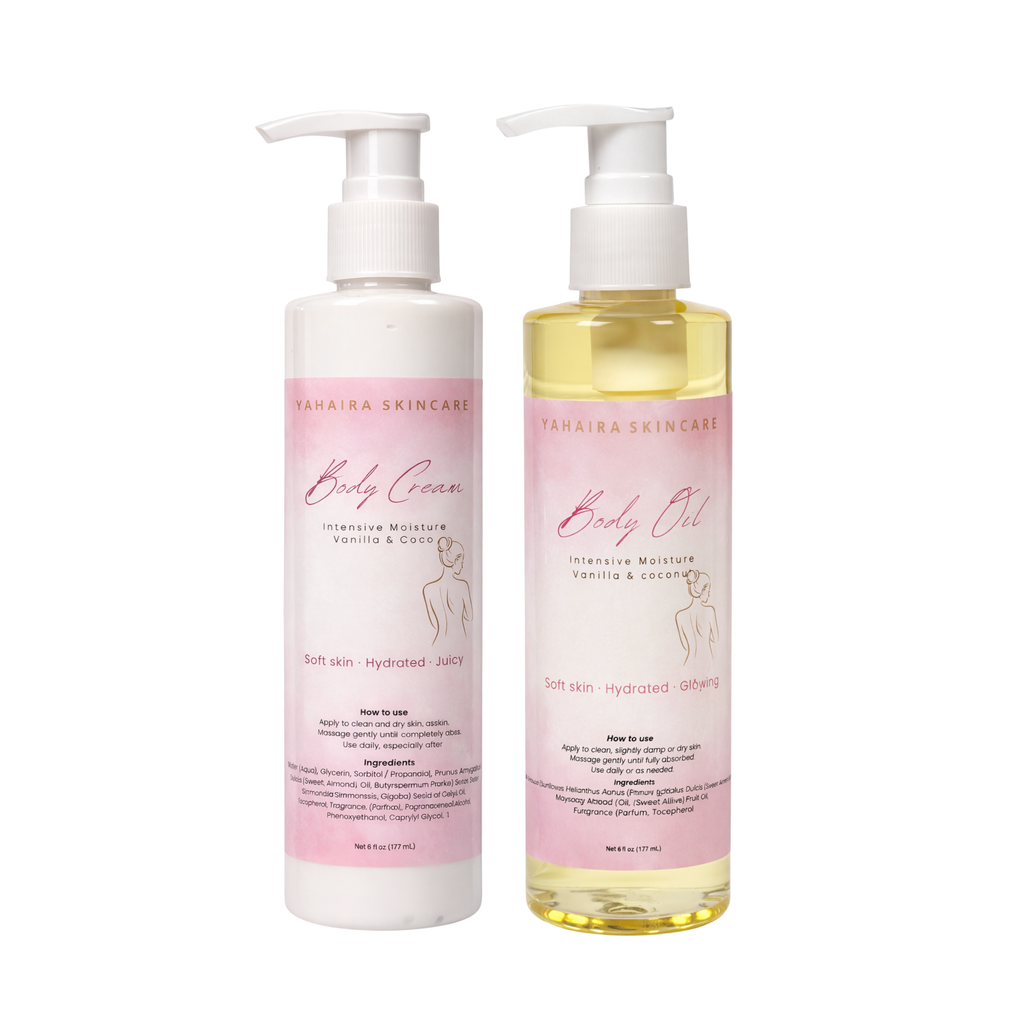 YAHAIRA SKINCARE - BODY RITUAL SET - dúo corporal de hidratación intensiva