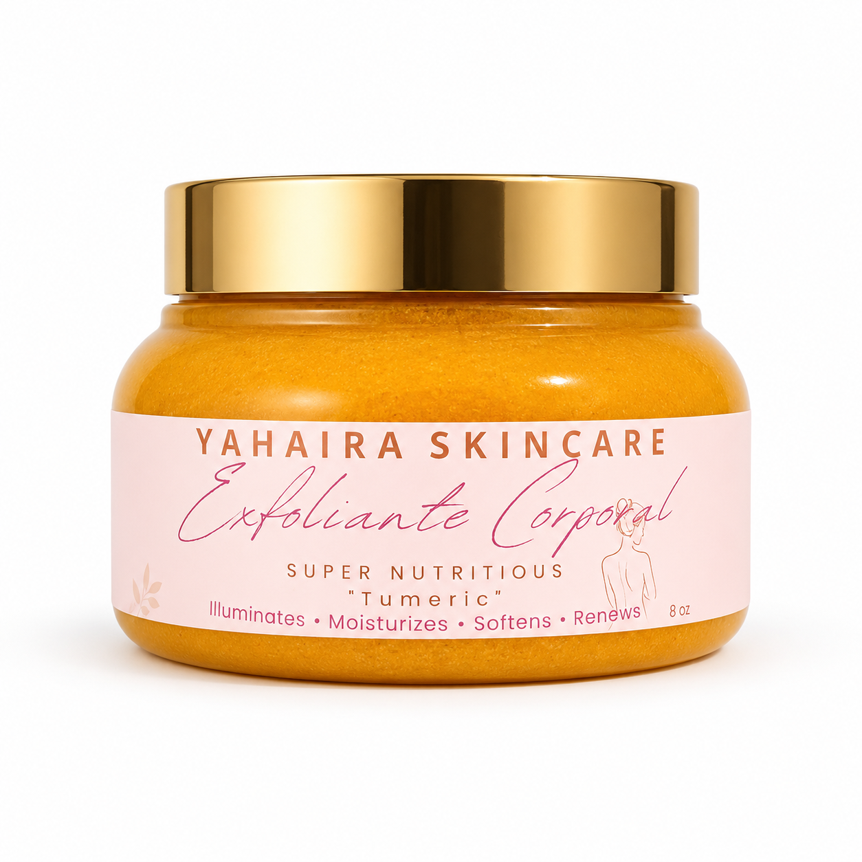 Exfoliante corporal de cúrcuma