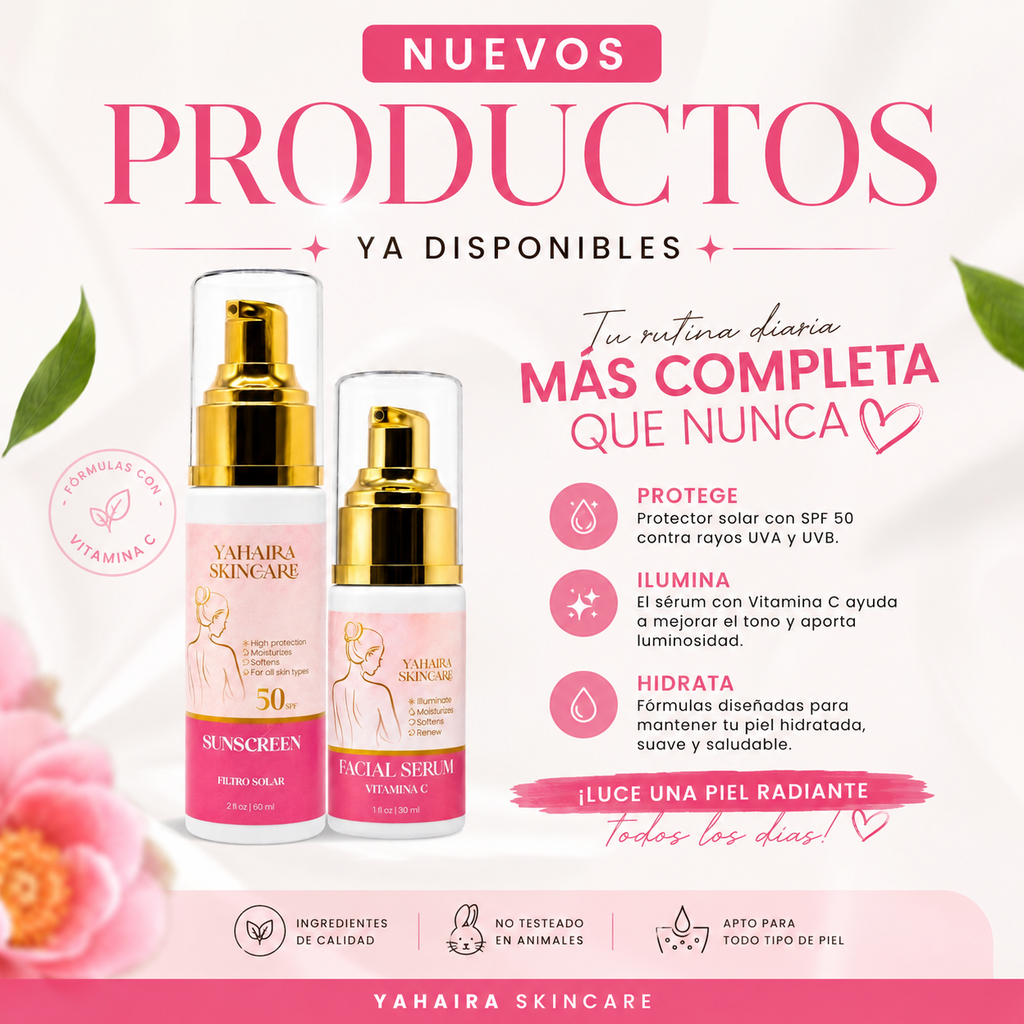 Dúo Vitamina C - protector solar & Sérum de Vitamina C